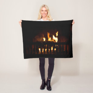 Cobertor De Velo Lareira em casa