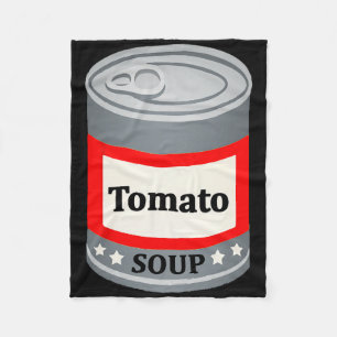Cobertor De Velo Lata De Tomate Soup Engraçada No Último Minuto Hal