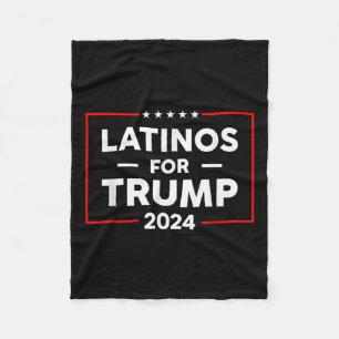 Cobertor De Velo Latinos Para Trump 2024