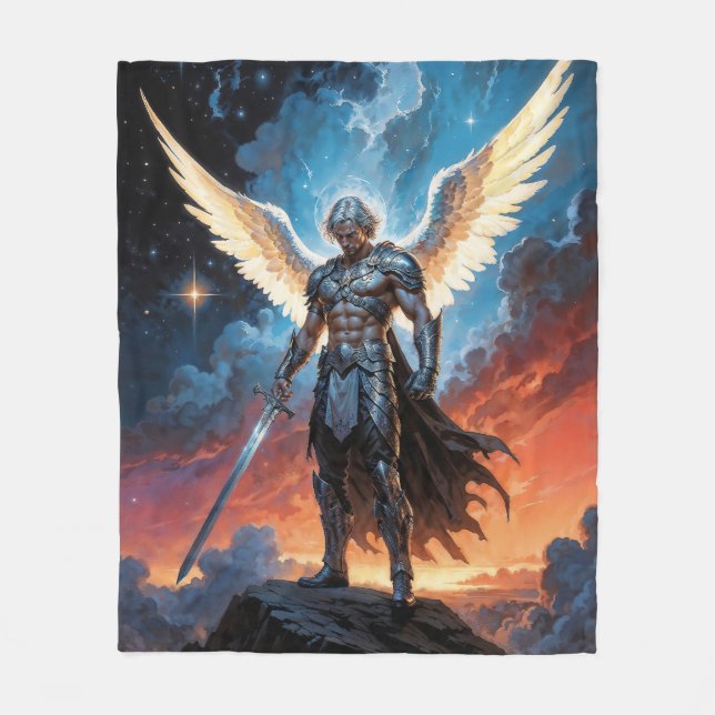 Cobertor De Velo Law of Heaven Archangel Michael (Frente)