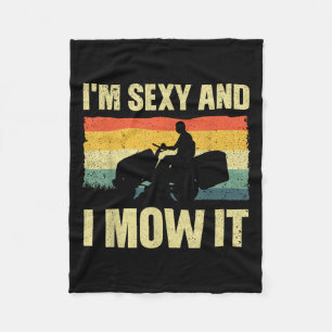 Cobertor De Velo Lawn Mower Novelelty Para Homens Mulheres Crianças