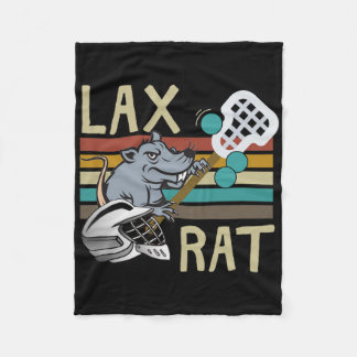 Cobertor De Velo Lax Rat Lacrosse Retro Vintage