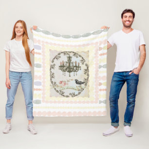 Cobertor De Velo "Le Chandelier" e Pearls Fleece Blanket