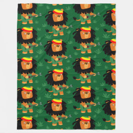 Cobertor De Velo Leão De Cartoon Bonito De Zion