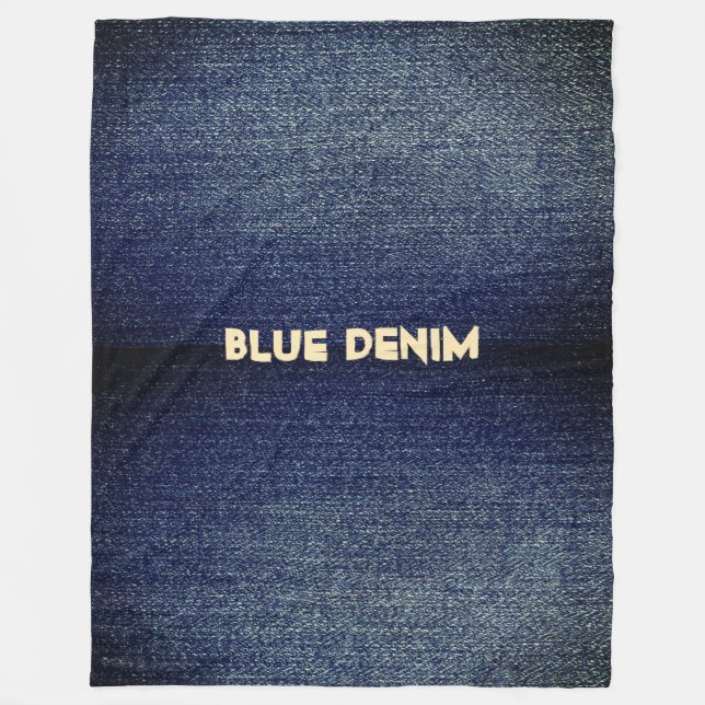 Cobertor De Velo Legal aparência de Denim (Frente)