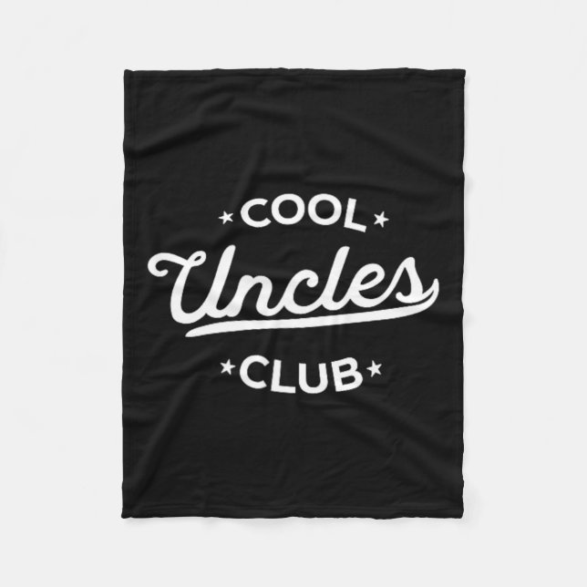 Cobertor De Velo Legal Clube de Tios Melhor Tio Tão Engraçado Fath  (Frente)