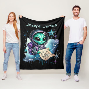 Cobertor De Velo Legal espaço amantes adicionar nome alienígena