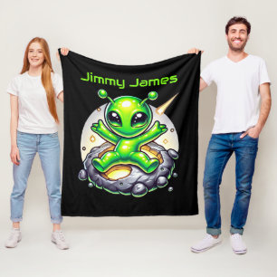 Cobertor De Velo Legal espaço amantes adicionar nome alienígena