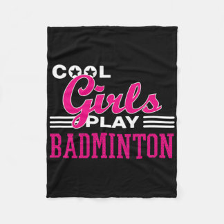 Cobertor De Velo Legal garotas jogam Badminton 1