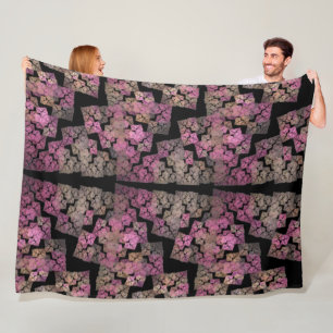 Cobertor De Velo Legal janela de vidro colorido - arte fractal