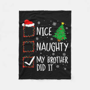 Cobertor De Velo Legal Levado Meu Irmão Fez Isso Natal Família Home
