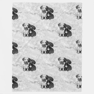 Cobertor De Velo Legal padrão animal - Cães giros 1