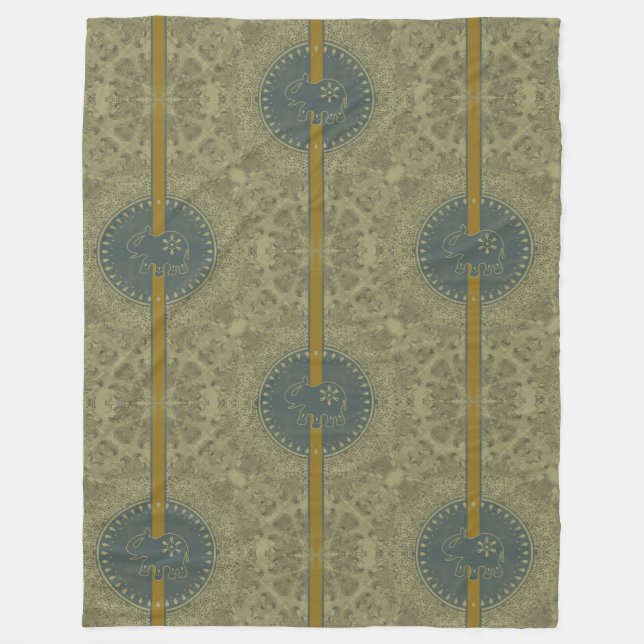 Cobertor De Velo Legal padrão animal - Elefante 6 (Frente)