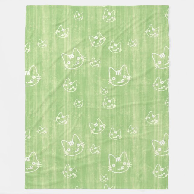Cobertor De Velo Legal padrão animal - Gatos giros 9 (Frente)