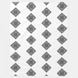 Cobertor De Velo Legal padrão preto e branco do Boho moderno Rhombu