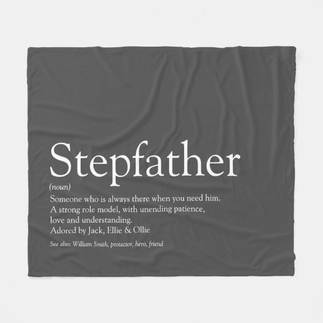 Cobertor De Velo Legal Stepdad, Stepdad Definition Modern Cinzas (Frente (Horizontal))