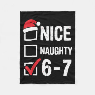 Cobertor De Velo Legal Travesso 6 7 Meme Divertido Natal Seis Sete