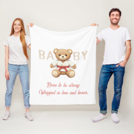 Cobertor De Velo Legendary Red Belt Judo Bear