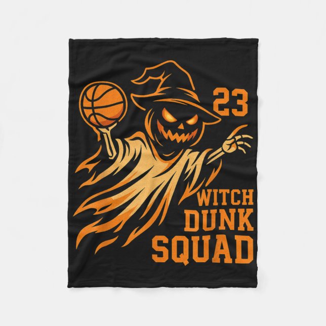 Cobertor De Velo Legends Wear 23 Halloween Witch Dunk Squad Basketb (Frente)