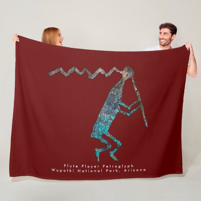 Cobertor De Velo Leitor de Fluxos Petroglicph Fleece Blanket (In Situ)