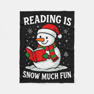 Cobertor De Velo Leitura de Natal Divertida É Muita Neve Livro do B