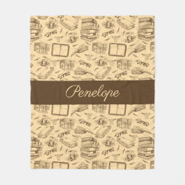 Cobertor De Velo Leitura personalizada de livros