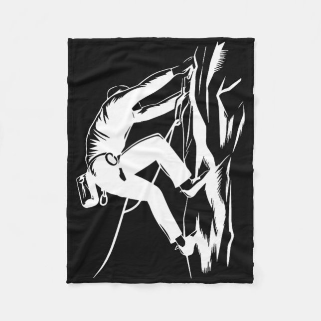 Cobertor De Velo #lele Bergsteiger Mountain Climbing Rock Climber M (Frente)