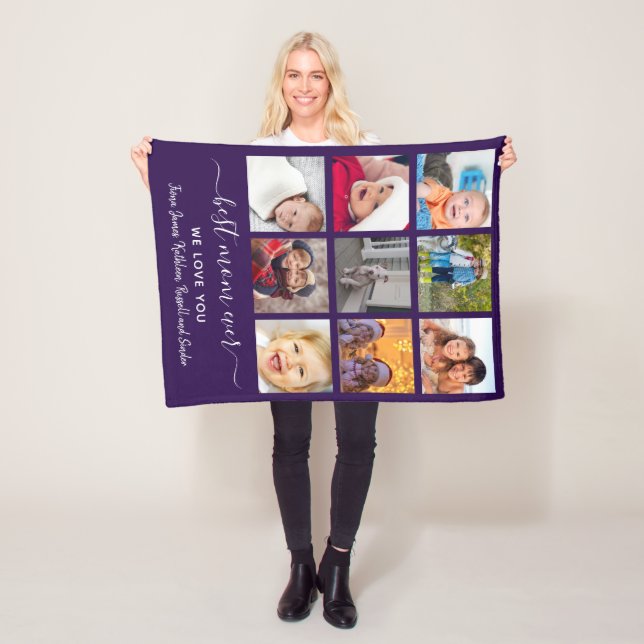 Cobertor De Velo Lembrança da Melhor Mãe do Mundo Foto Colagem Dia  (In Situ)