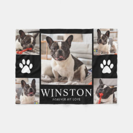 Cobertor De Velo Lembrança Personalizada de Foto de Cachorro Memori