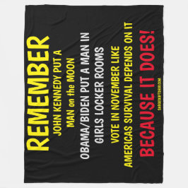 COBERTOR DE VELO LEMBRE-SE DE VOTAR