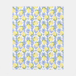 Cobertor De Velo Lemon Motif Love White