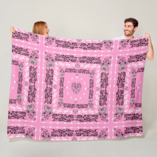 Cobertor De Velo Lenço Rosa 