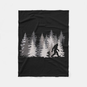 Cobertor De Velo Lenda da Floresta Sasquatch Natureza