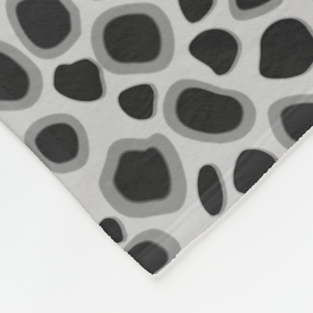 Cobertor De Velo Leopard Print - Sombras de Cinza (Quina)