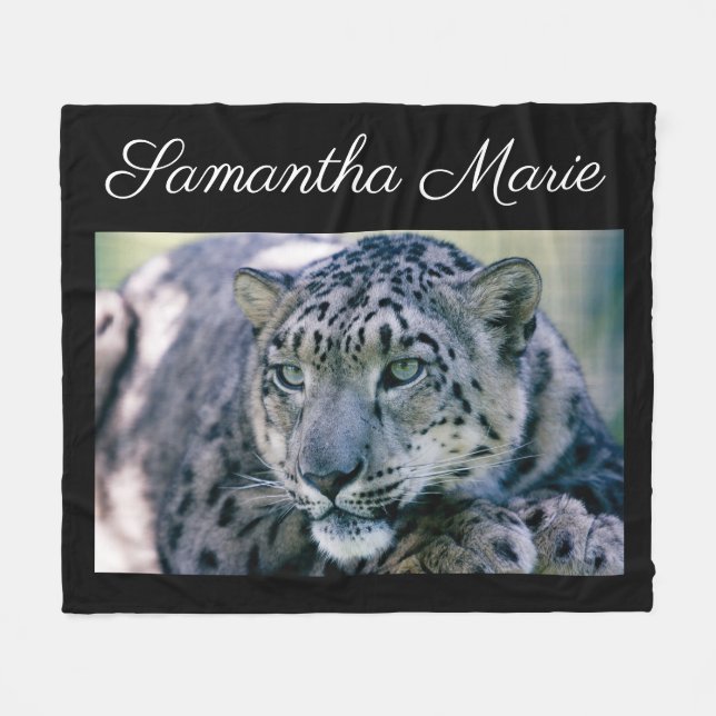 Cobertor De Velo Leopardo (Frente (Horizontal))