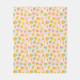 Cobertor De Velo Leopardo Bonito Imprime Chita Padrões Cor-de-Rosa 