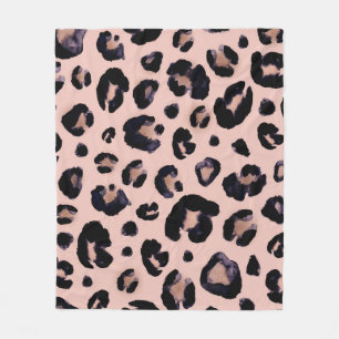 Cobertor De Velo Leopardo Neve, Textura Desenhada À Mão.