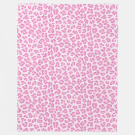 Cobertor De Velo Leopardo, Pink Line