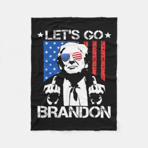 Cobertor De Velo Let#39;s Go Brandon Pro Trump 2024 Flag Anti Joe B
