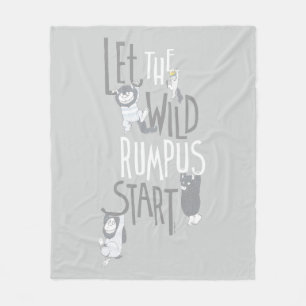 Cobertor De Velo Let the Wild Rumpus Start