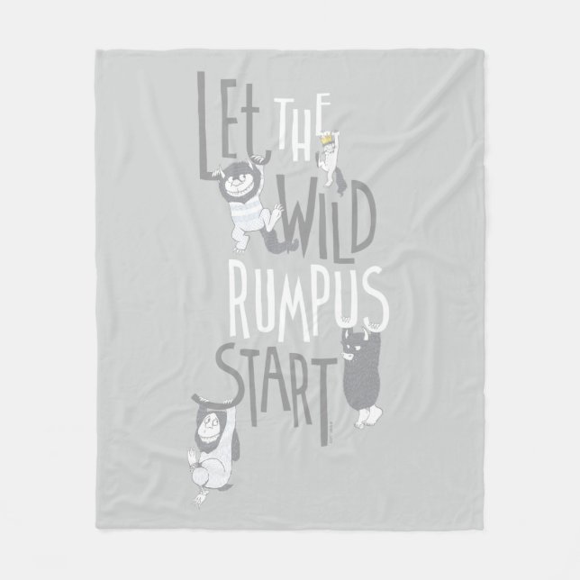 Cobertor De Velo Let the Wild Rumpus Start (Frente)
