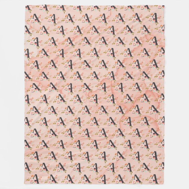 Cobertor De Velo Letra A (Frente)