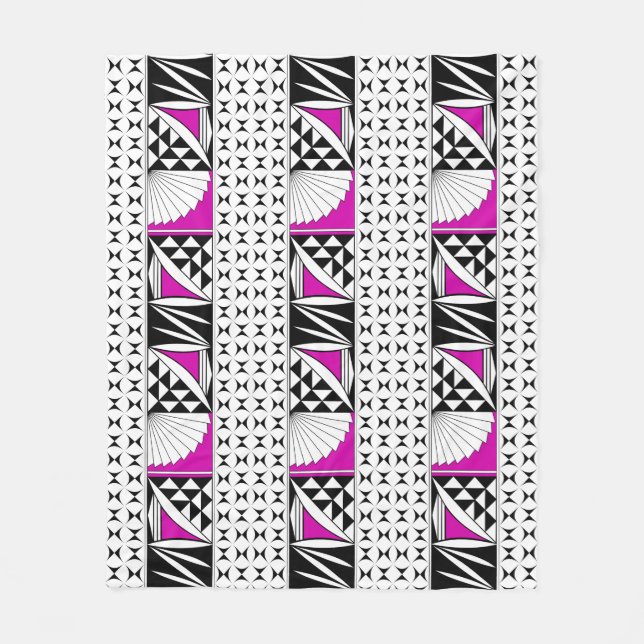 Cobertor De Velo Levantamento Nativo Sudoeste a Rosa (Frente)