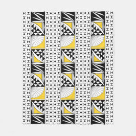 Cobertor De Velo Levantamento nativo sudoeste em amarelo