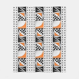 Cobertor De Velo Levantamento nativo sudoeste em laranja