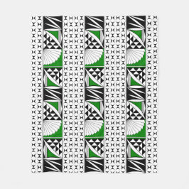 Cobertor De Velo Levantamento nativo sudoeste em verde