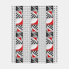 Cobertor De Velo Levantamento nativo sudoeste em vermelho