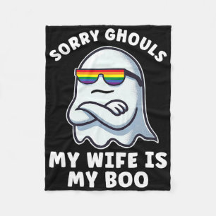 Cobertor De Velo Lgbbb Orgulho Lésbico Halloween Mulheres Fantasmas