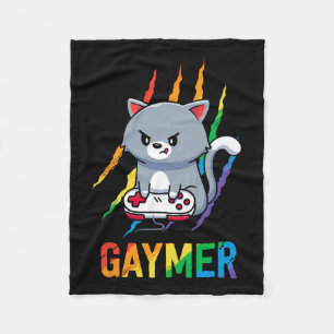 Cobertor De Velo Lgbt Cat Pris Shirt Rainbow Video Game Lovers Gif