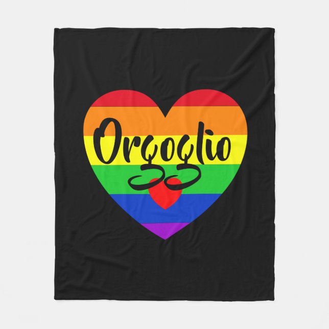 Cobertor De Velo #LGBT #love #orgulde #gay #liberdade #parada (Frente)